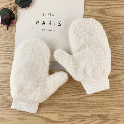 Women’s Winter Mittens with Plush Thickening
