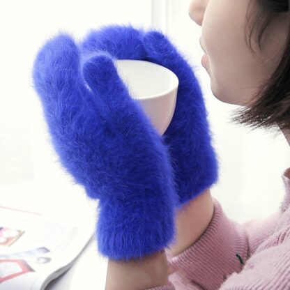 Female Soft Fingerless Mittens - Image 5