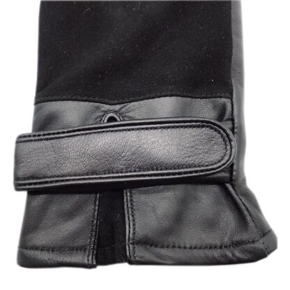 Men’s Leather Gloves Fashionable Wrist Detail - Image 4