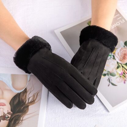 Women’s Thickened Cotton Gloves - Image 3