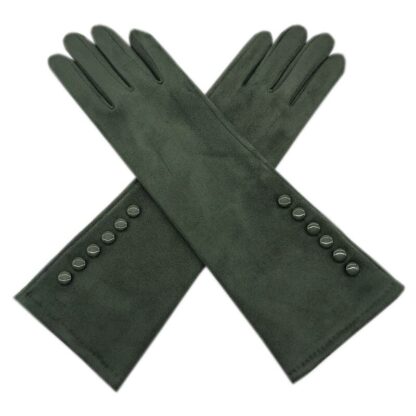 Ladies' Long Suede Gloves - Image 2