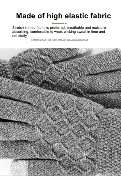 Knitted Winter Work Gloves - Image 5