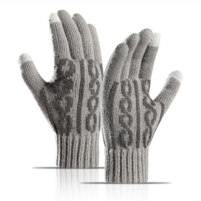 Cozy Knit Touch Screen Gloves - Image 2