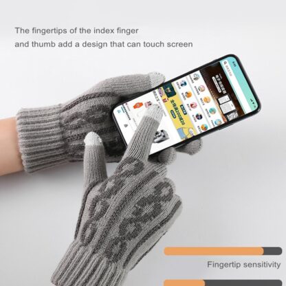 Cozy Knit Touch Screen Gloves