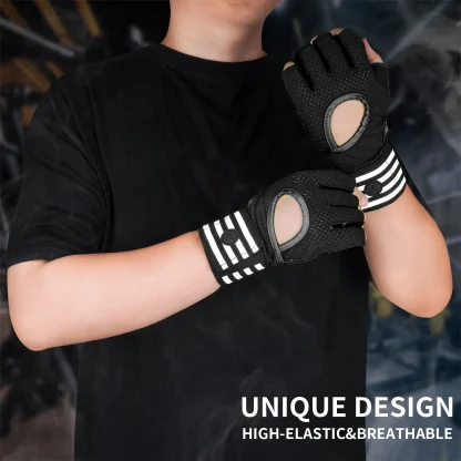 Breathable Anti-slip Workout Gloves - Image 2