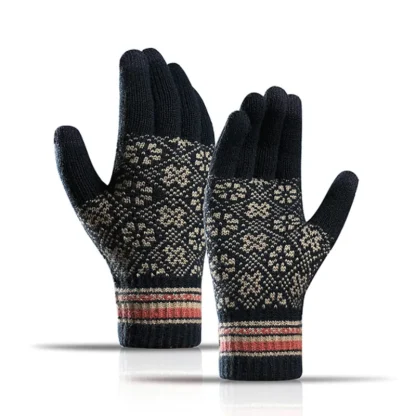 Warm Knitted Texting Gloves - Image 2