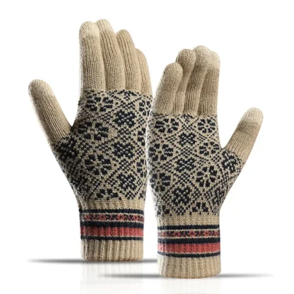 Warm Knitted Texting Gloves - Image 3