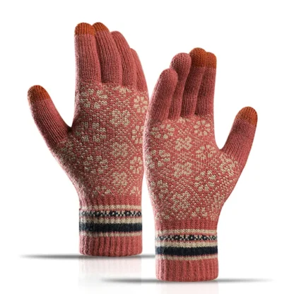 Warm Knitted Texting Gloves - Image 4