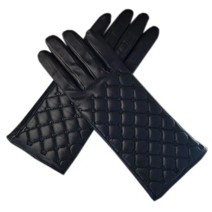 Chic Leather Winter Gloves - Image 5