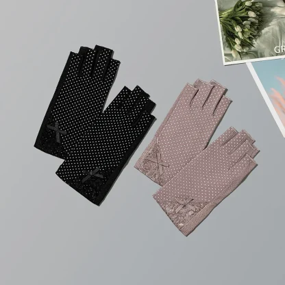 Ladies Summer Half-finger Gloves - Image 7