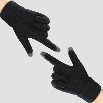 Winter Touchscreen Knit Gloves - Image 5