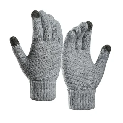 Winter Touchscreen Knit Gloves - Image 2