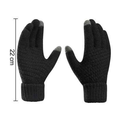 Winter Touchscreen Knit Gloves - Image 7