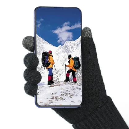Winter Touchscreen Knit Gloves - Image 4